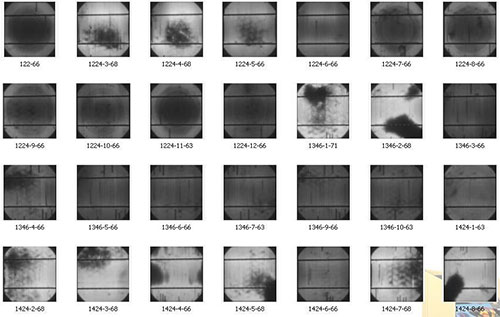 太陽能電池板視覺檢測圖像