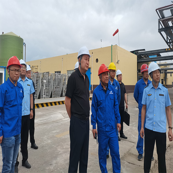 Mayor Zhou Cai of Laixi City went to Kaiyuanxiang to investigate the safety production work.